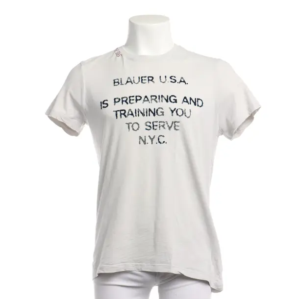 T-Shirt in Gray, Cotton, Blauer USA