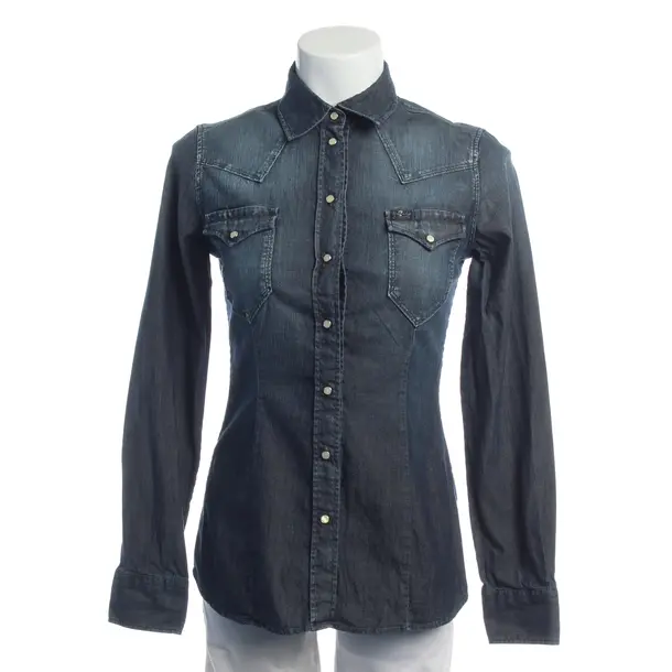 Jeanshemd in Blau, Baumwolle, 7 for all mankind