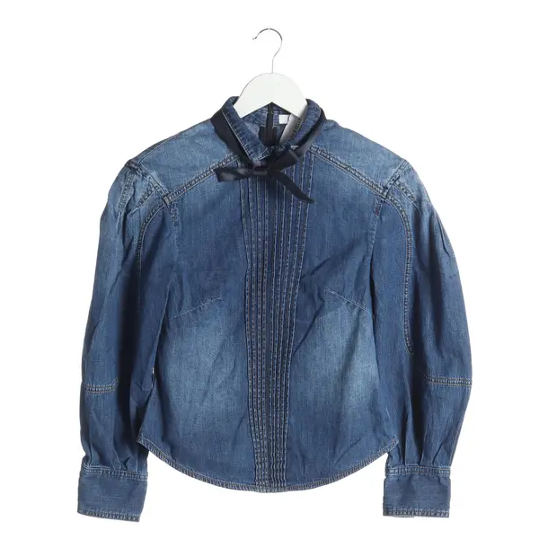 Blouse in Blue, Cotton, Zimmermann