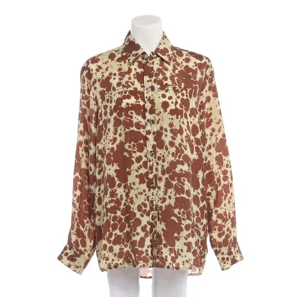Blouse in Brown, Cupro, Nanushka