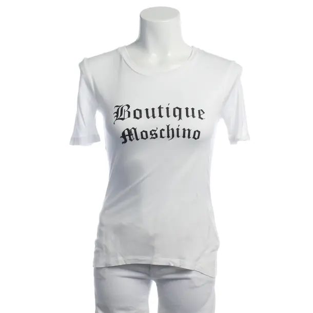 Shirt in White, Viscose, Boutique Moschino