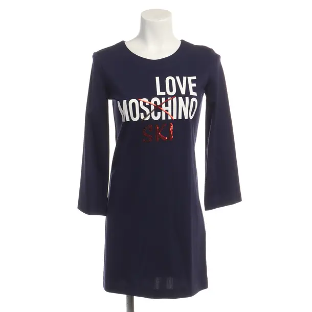 Kleid in Blau, Viskose, Love Moschino