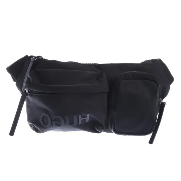 Gürteltasche in Schwarz, Polyamid, Hugo Boss