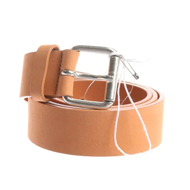 Belt in Orange, Leather, Closed