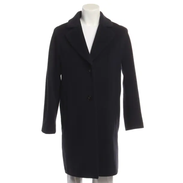 Mid-Season Coat in Blue, Wool, Marc Cain