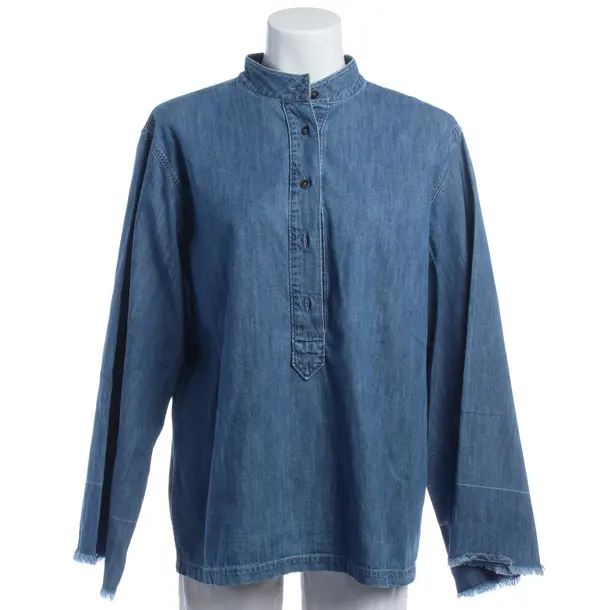 Jeanshemd in Blau, Bambus, Closed