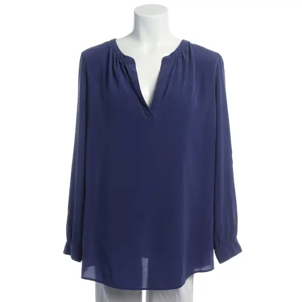 Blouse in Blue, Silk, Van Laack