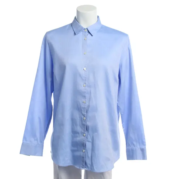 Bluse in Blau, Baumwolle, Van Laack