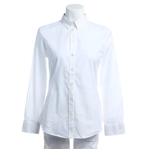 Blouse in White, Cotton, Burberry London
