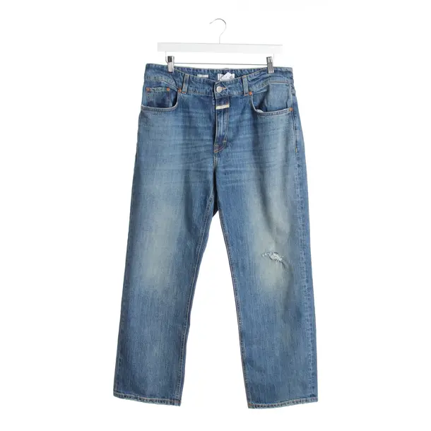 Jeans Straight Fit in Blau, Baumwolle, Closed
