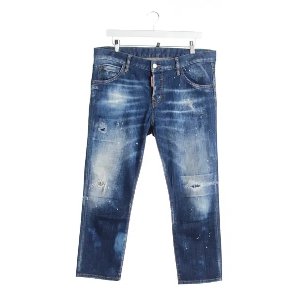 Jeans Straight Fit in Blau, Baumwolle, Dsquared