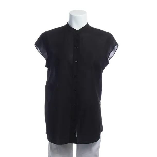 Bluse in Schwarz, Cupro, Strenesse