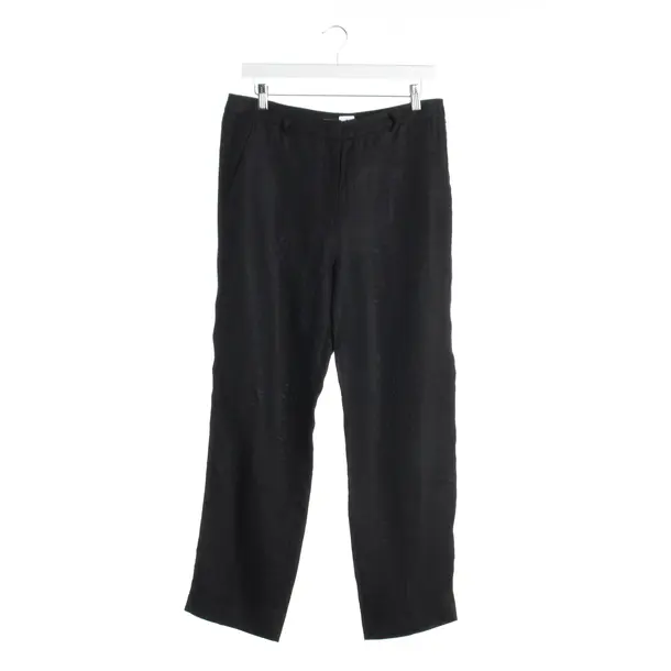 Hose in Schwarz, Leinen, Max Mara