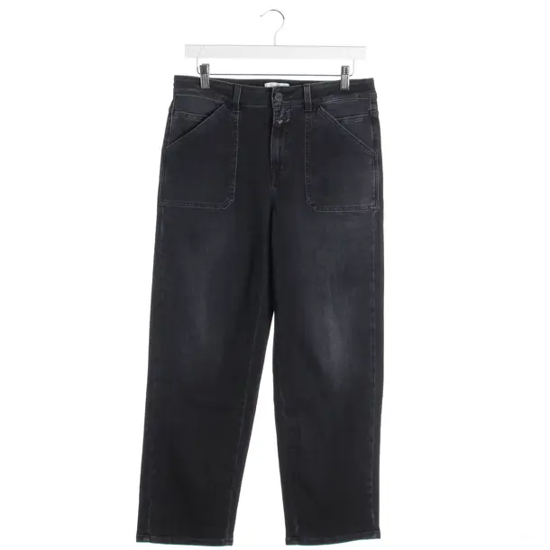 Straight Fit Jeans in Black, Cotton, Closed