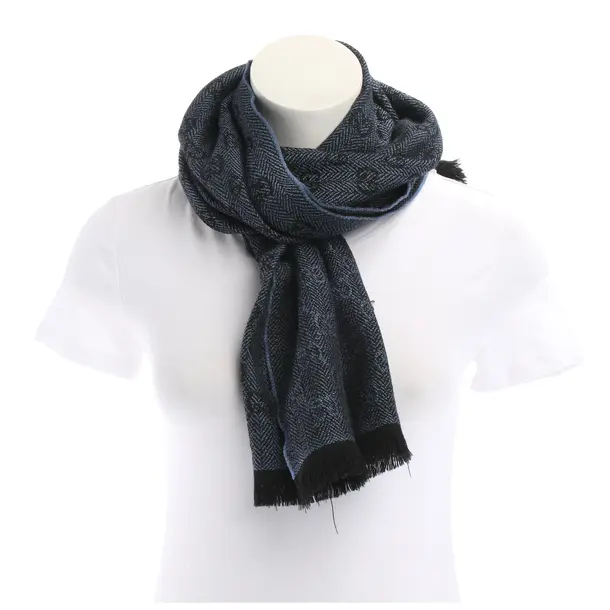 Schal in Schwarz, Wolle, Gucci