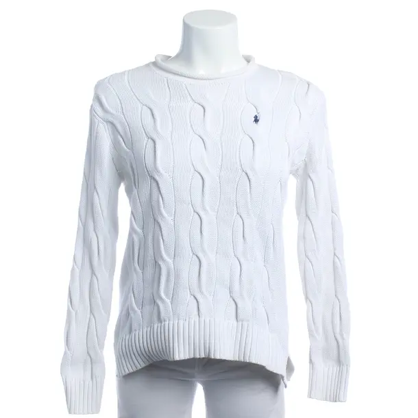 Jumper in White, Cotton, Polo Ralph Lauren