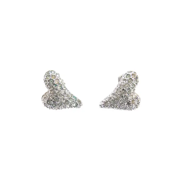 Earrings in Metallic, Metal (metallic, metallized), Swarovski
