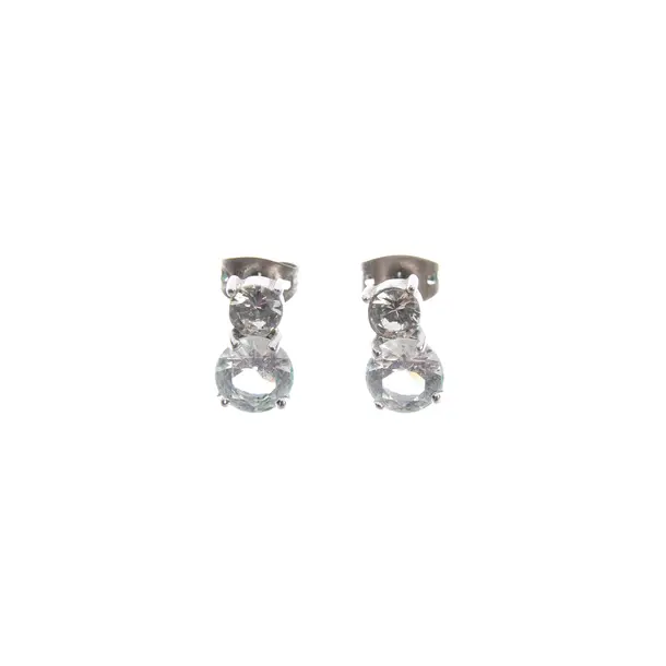 Earrings in Metallic, Metal (metallic, metallized), Swarovski