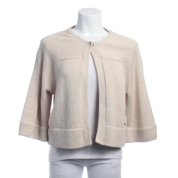 Cardigan in White, Cotton, Bogner