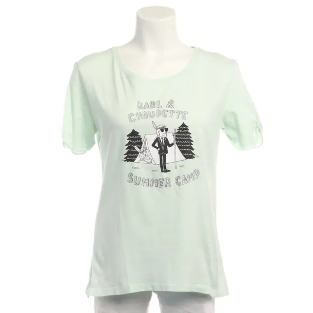 Shirt in Grün, Baumwolle, Karl Lagerfeld