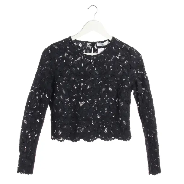 Bluse in Schwarz, Baumwolle, Sandro