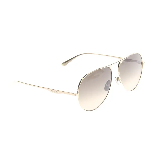 Sonnenbrille in Metallic, Kunststoff / Metall, Gucci