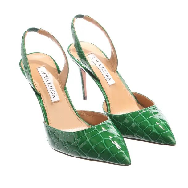 Slingbacks in Grün, , Aquazzura