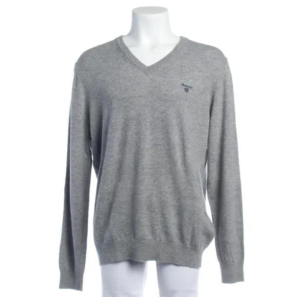 Pullover in Grau, Wolle, Gant