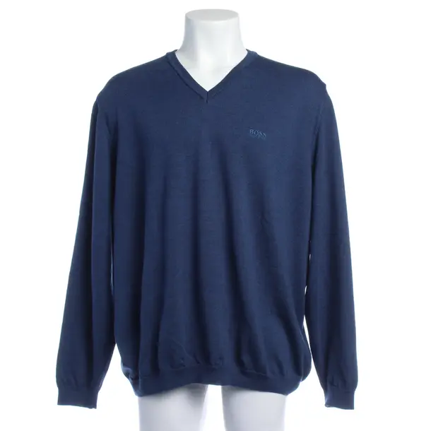 Pullover in Blau, Wolle, Hugo Boss Green