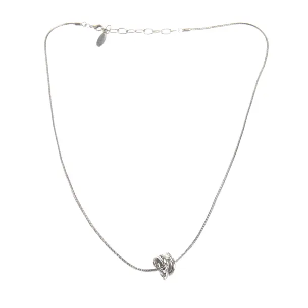 Halskette in Metallic, 925er Sterling Silber, Pandora