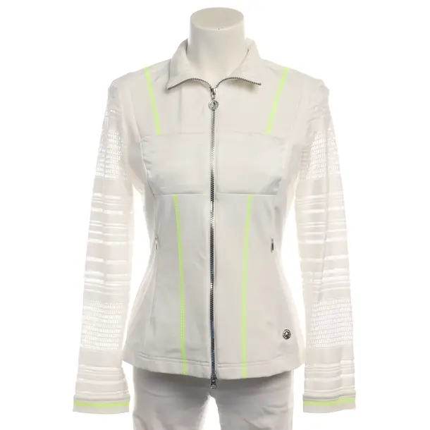 Zip-up Hoodie in White, Cotton, Sportalm