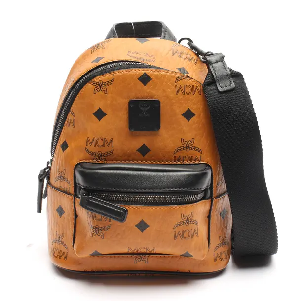 Rucksack in Braun, Leder, MCM