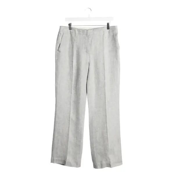 Pants in Gray, Linen, Max Mara