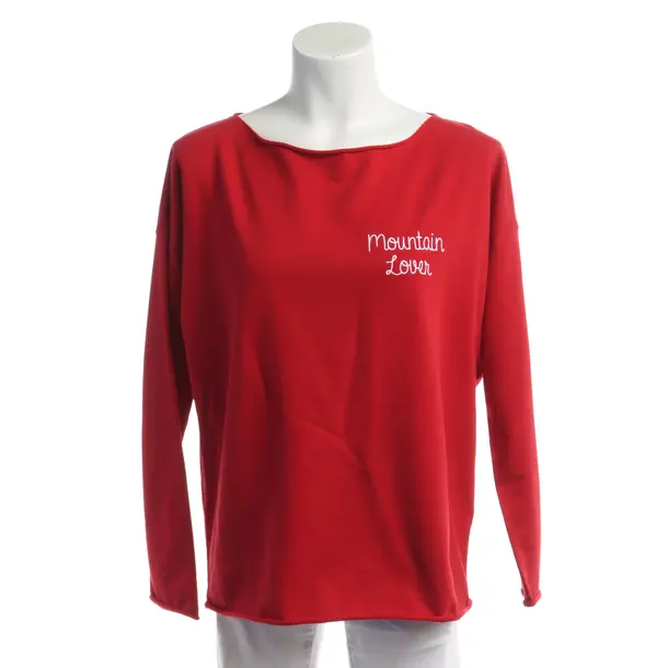 Sweatshirt in Rot, Baumwolle, Juvia
