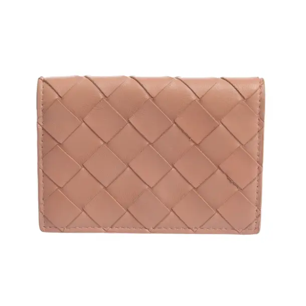 Wallet in Pink, Leather, Bottega Veneta