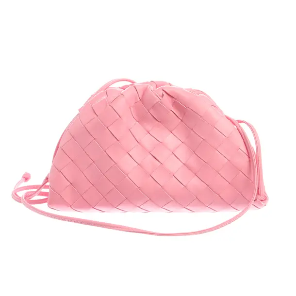 Shoulder Bag in Pink, Leather, Bottega Veneta