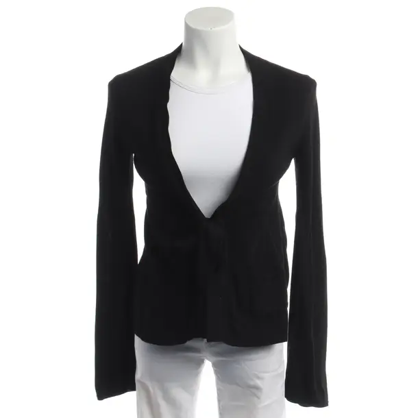 Cardigan in Black, Wool, Repeat