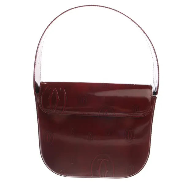 Handbag in Red, Leather, Cartier