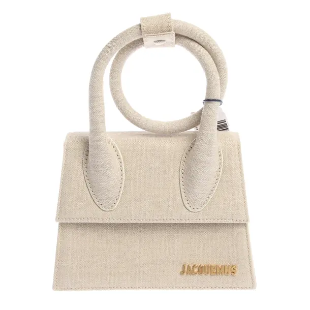 Handbag in White, Cotton, Jacquemus