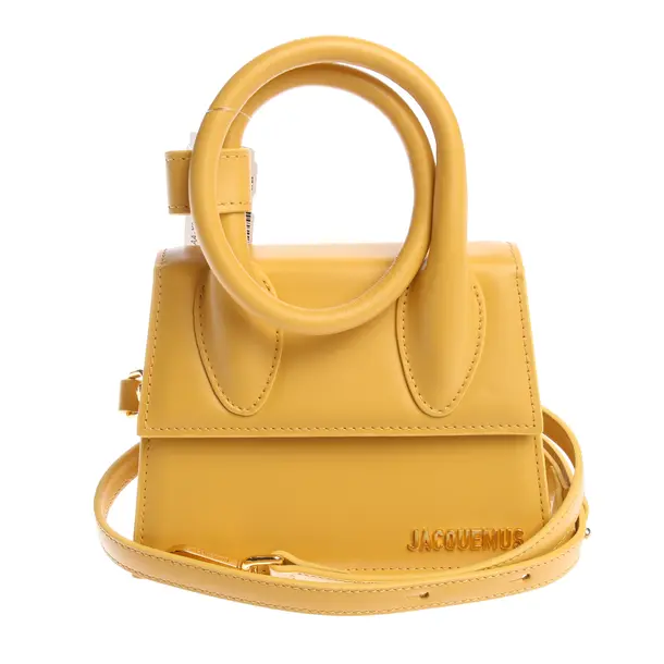 Handtasche in Orange, Leder, Jacquemus