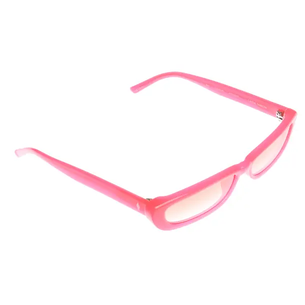 Sonnenbrille in Neon, Kunststoff, The Attico