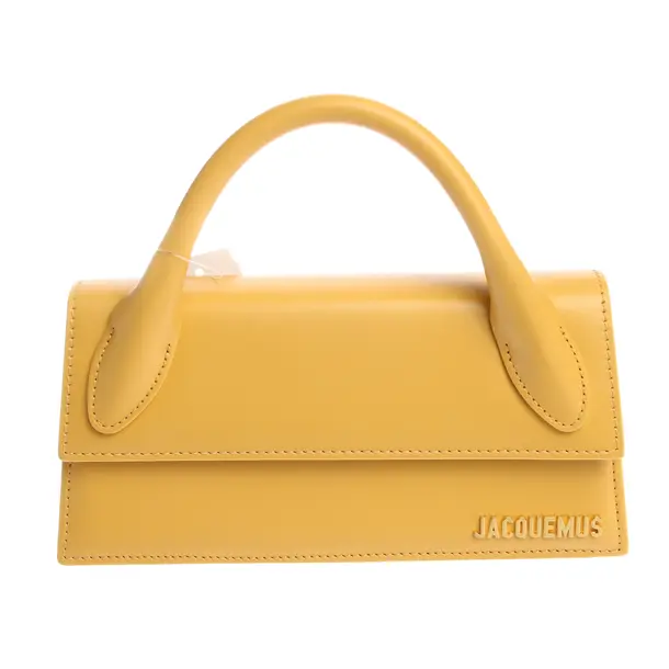 Handbag in Orange, Leather, Jacquemus