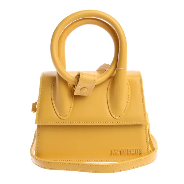 Handtasche in Orange, Leder, Jacquemus