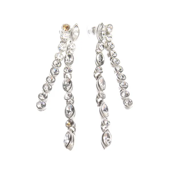 Earrings in Metallic, Metal (metallic, metallized), Oscar de la Renta