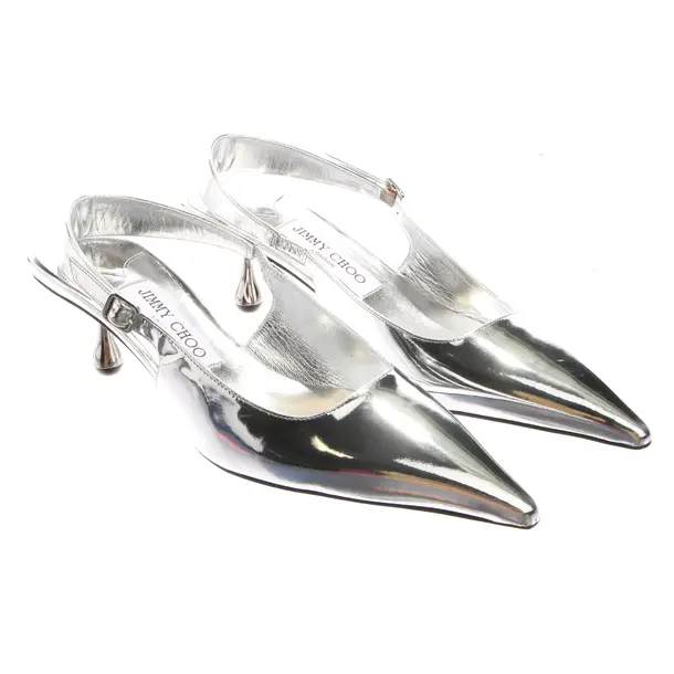 Slingbacks in Metallic, , Jimmy Choo
