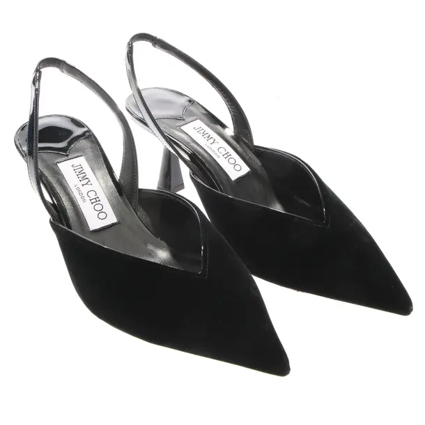 Slingbacks in Black, , Jimmy Choo
