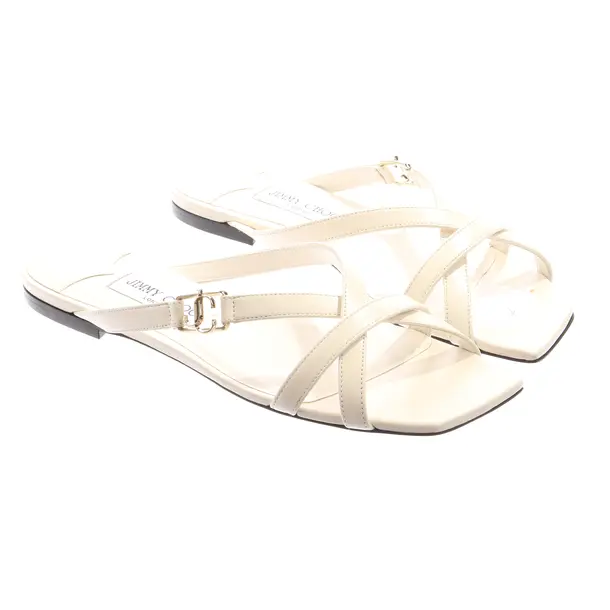Sandalen in Weiß, , Jimmy Choo