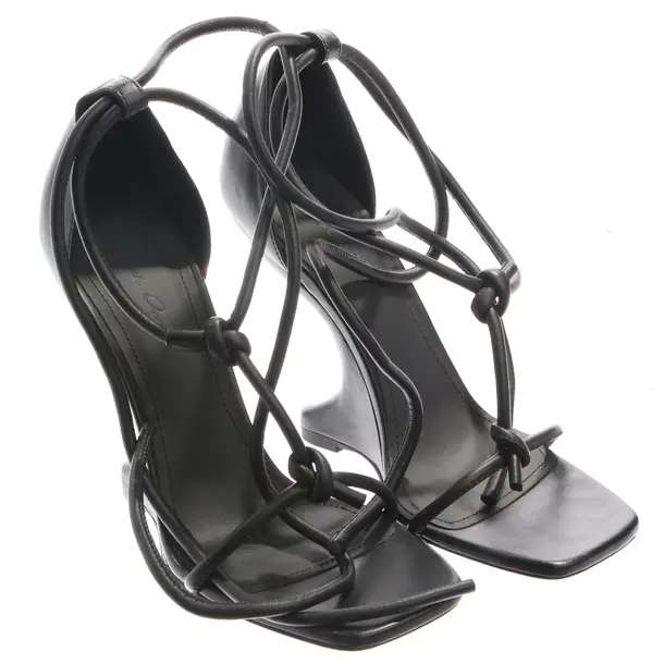 Heeled Sandals in Black, , Rick Owens