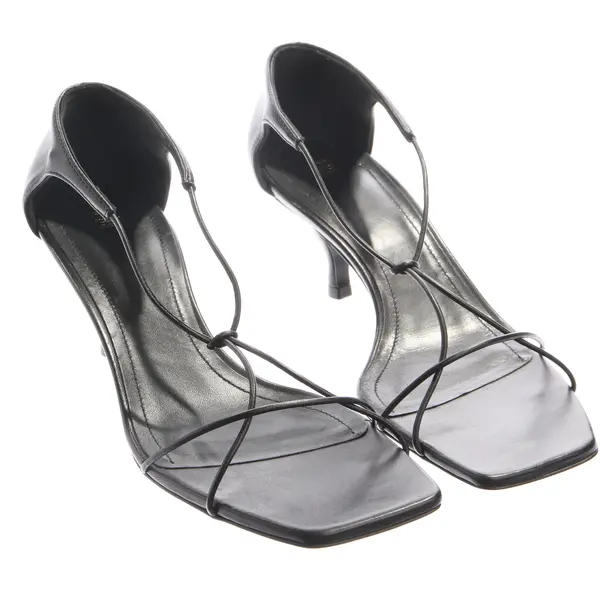 Heeled Sandals in Black, , Totême