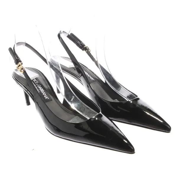Slingbacks in Black, , Dolce & Gabbana